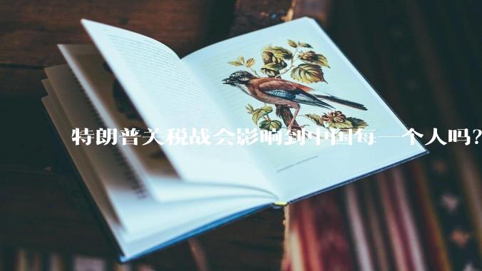 特朗普关税战会影响到中国每一个人吗？